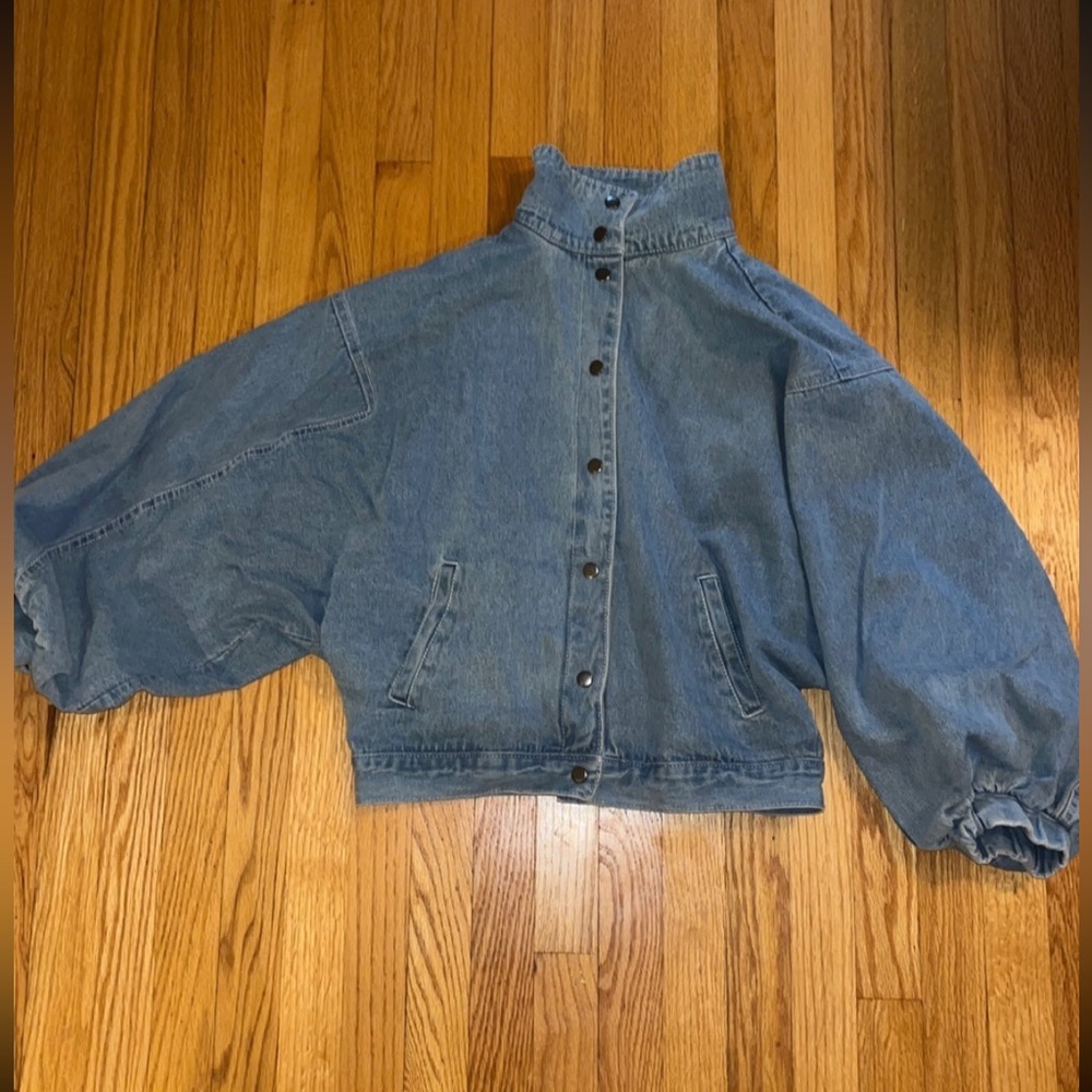 Fashion Nova Baggy Button Up Vintage denim jacket